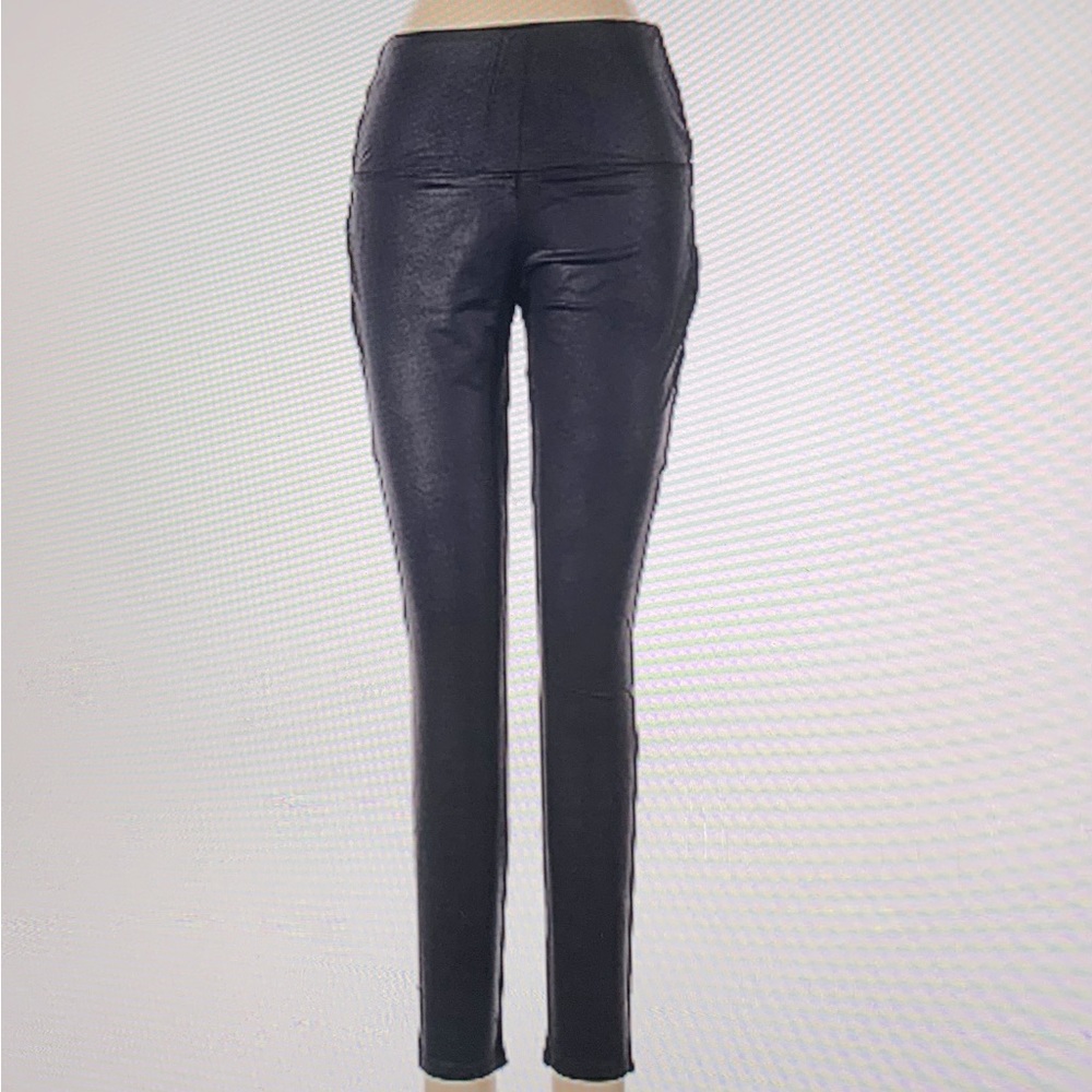 Christian Siriano New York leather leggings